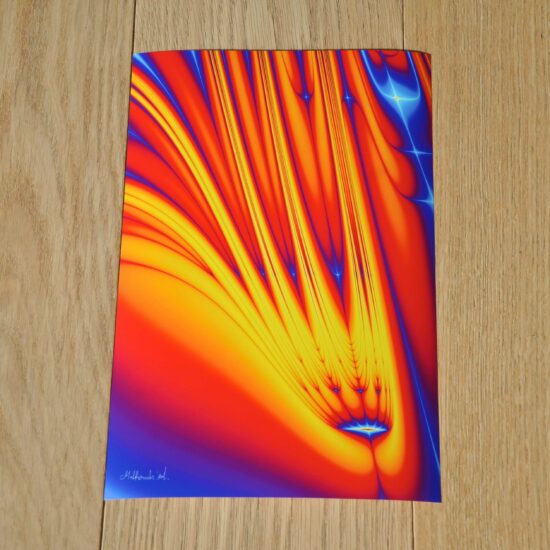 Fractale de Lyapunov Eclosion, par Mathérialis'Art