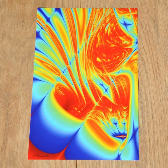 Fractale de Lyapunov Eveil de la Fourmi, par Laurent Chiron