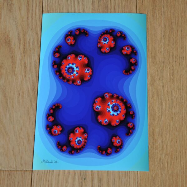 Julia-photo-fond-neutre Fractale de Mandelbrot Julia bleu, par Mathérialis'Art