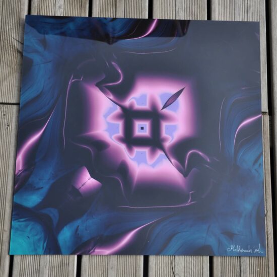 Fractale de Lyapunov La porte par Mathérialis'Art